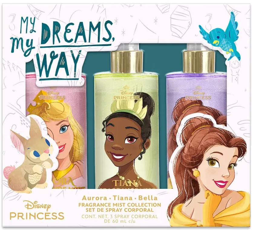 DISNEY PRINCESS Set of 3 Fragrances