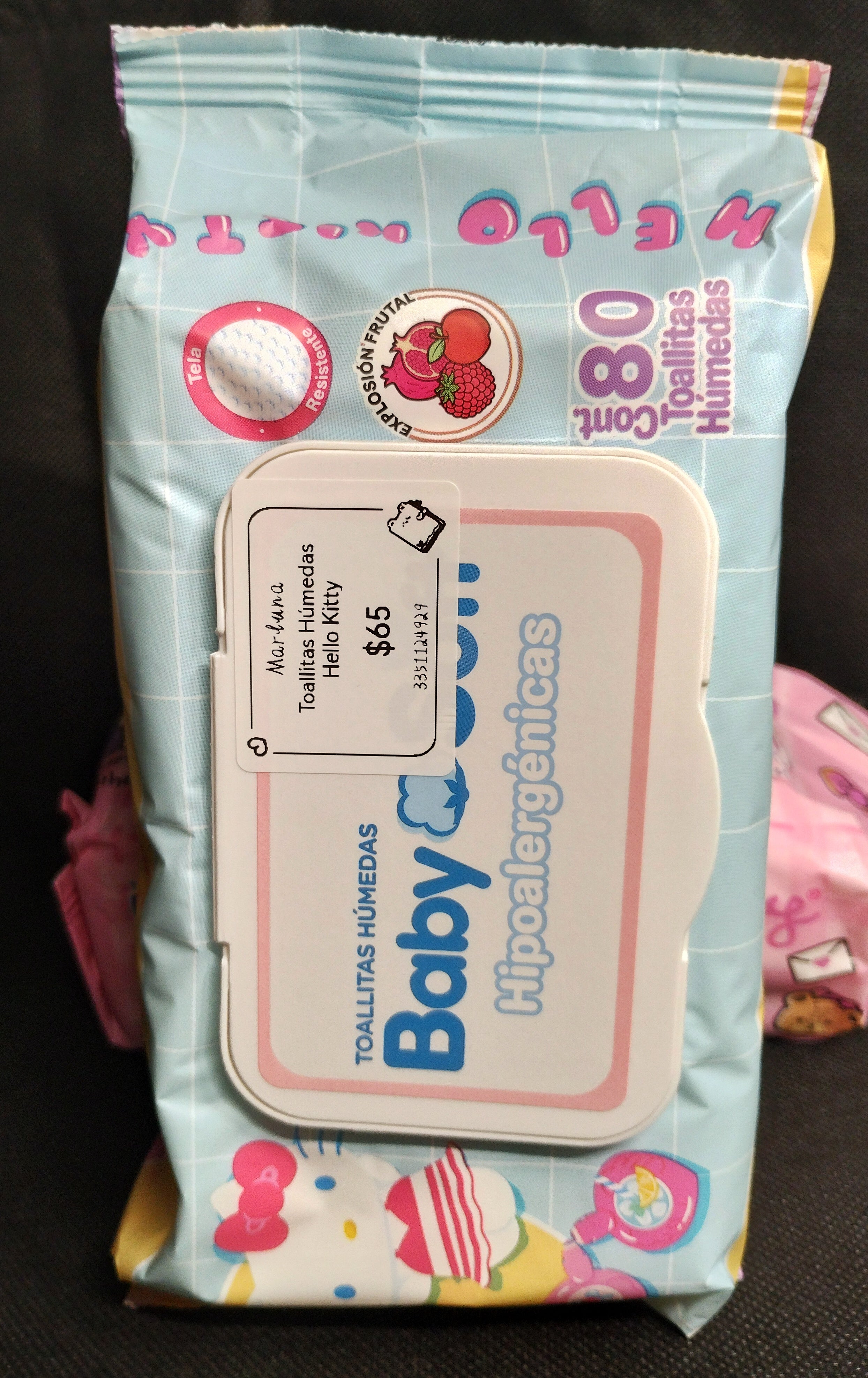 HELLO KITTY Toallitas húmedas
