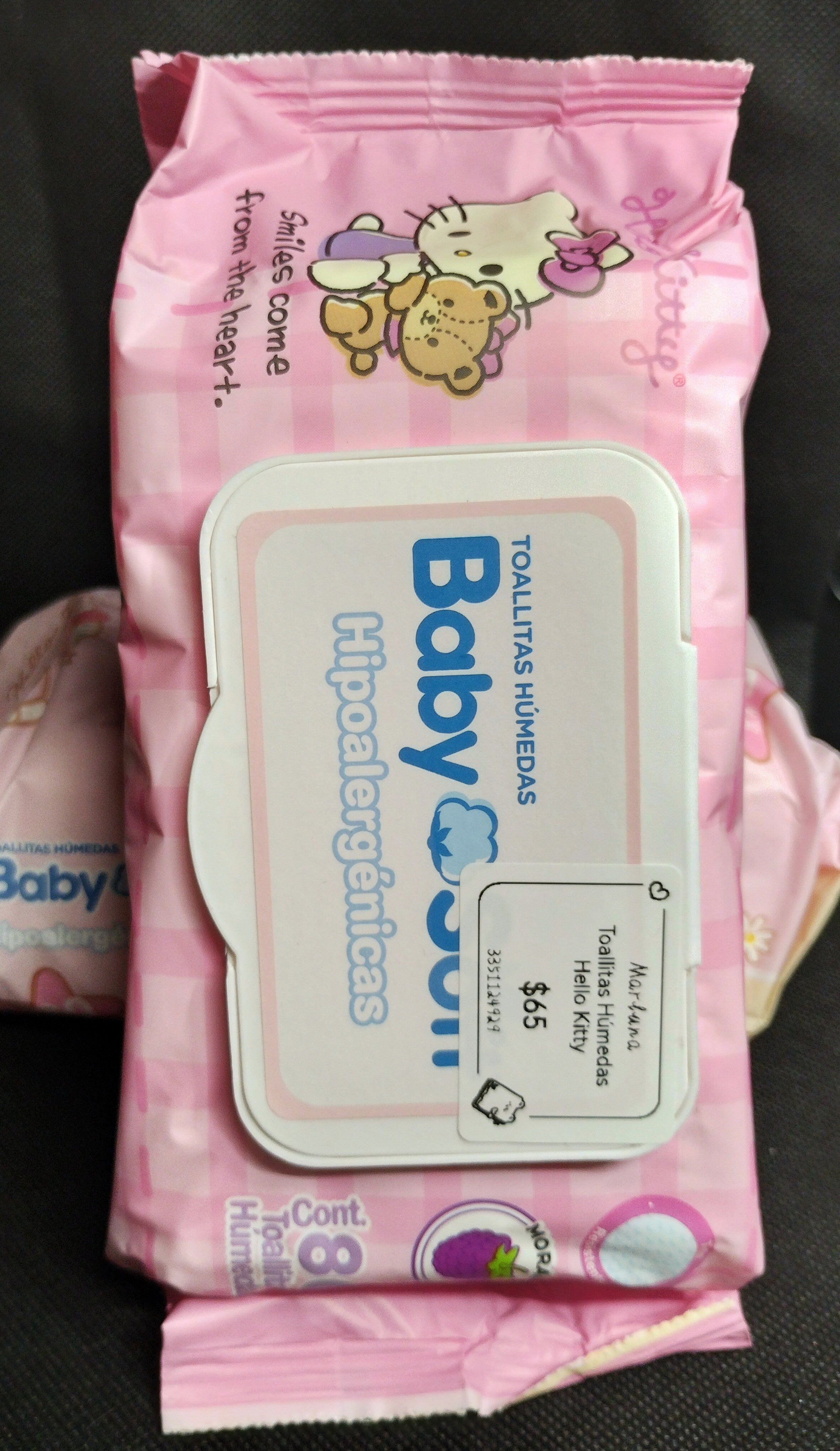 HELLO KITTY Toallitas húmedas