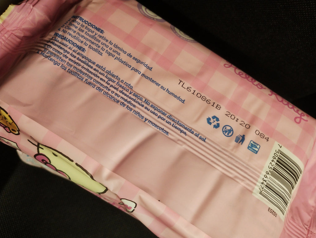 HELLO KITTY Toallitas húmedas