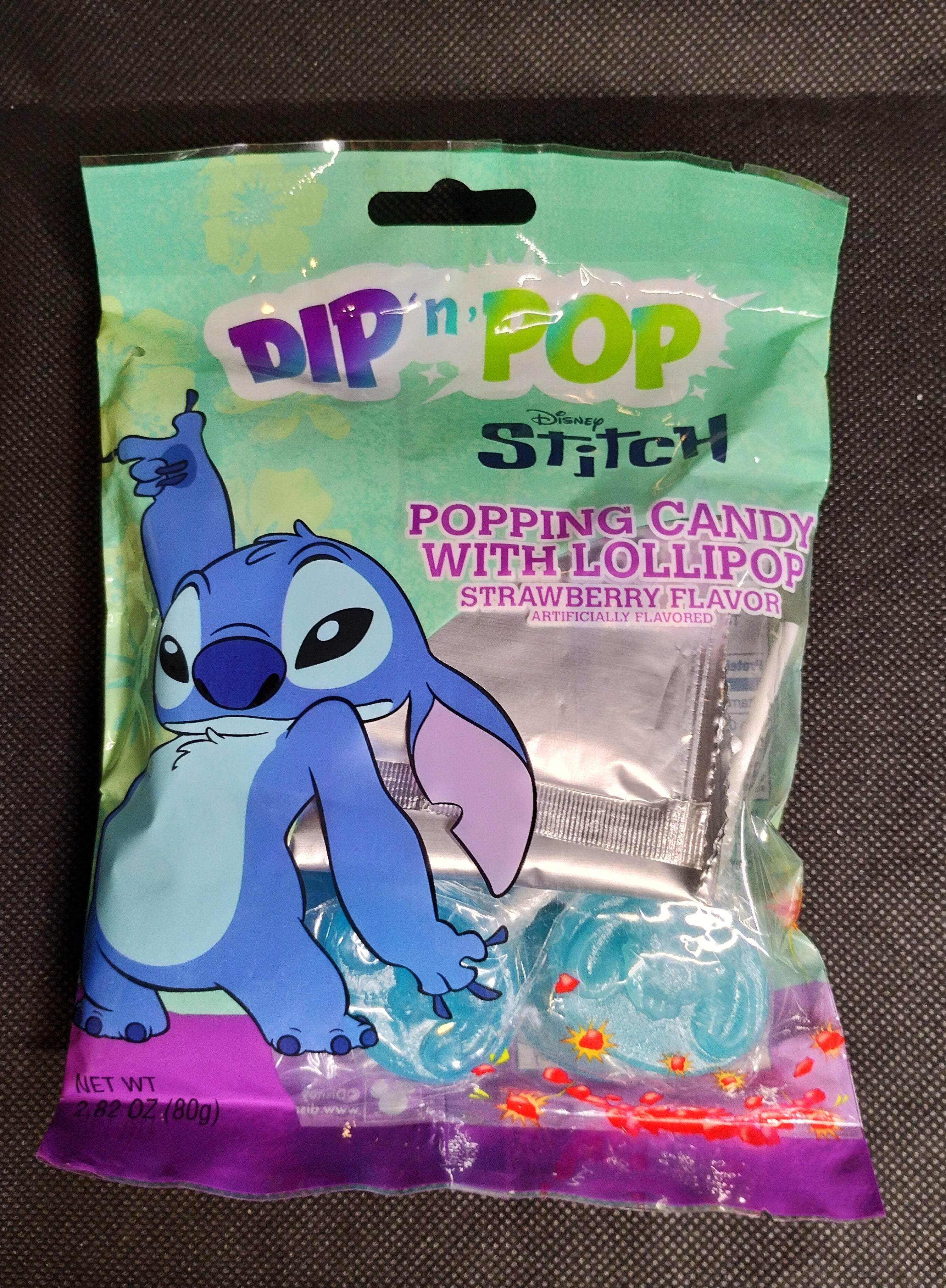 STITCH Popping candy lollipop